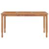 vidaXL 5 Piece Garden Dining Set Solid Wood Teak