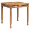 vidaXL Garden Dining Table 80x80x80 cm Solid Teak Wood