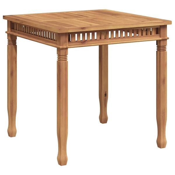 vidaXL Garden Dining Table 80x80x80 cm Solid Teak Wood
