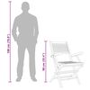 vidaXL Folding Garden Chairs 2 pcs 55x62x90 cm Solid Wood Teak