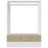 vidaXL Oven Cabinet Lyon Sonoma Oak 60x46x81.5 cm Engineered Wood