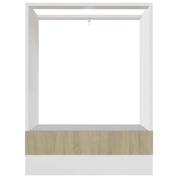 vidaXL Oven Cabinet Lyon Sonoma Oak 60x46x81.5 cm Engineered Wood