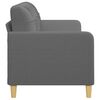 vidaXL 3-Seater Sofa Dark Grey 180 cm Fabric