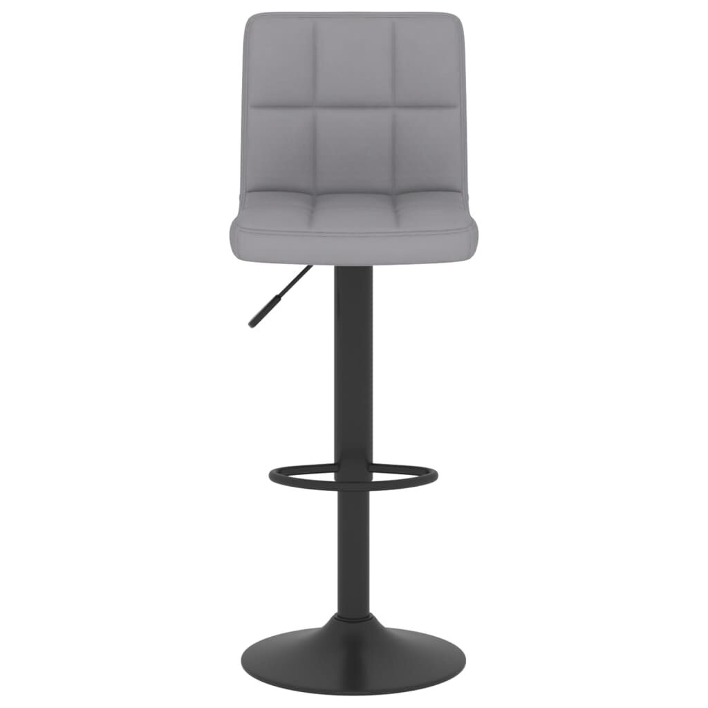 vidaXL Bar Stool Light Grey Fabric