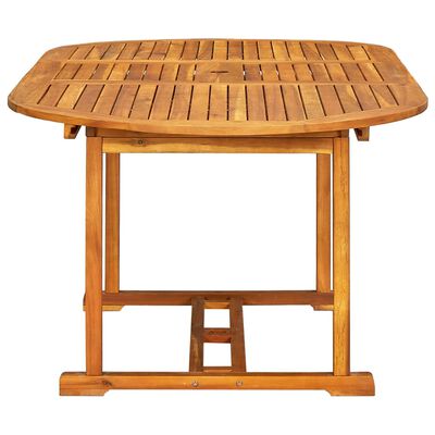 vidaXL 5 Piece Garden Dining Set Solid Wood Acacia and Textilene,  vidaXL 5 Piece Garden Dining Set Solid Wood Acacia and Textilene
