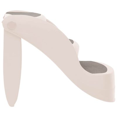 vidaXL Folding 3-Step Dog Stairs Cream 50x38x38 cm Plastic, cream vidaXL Folding 3-Step Dog Stairs Cream 50x38x38 cm Plastic