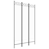 vidaXL 3-Panel Room Divider White 120x200 cm Fabric, white vidaXL 3-Panel Room Divider White 120x200 cm Fabric