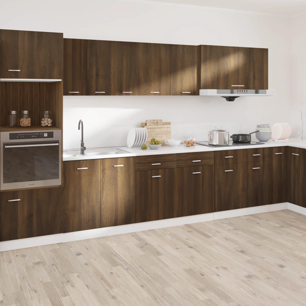 vidaXL Drawer Bottom Cabinet Lyon Brown Oak 50x46x81.5 cm Engineered Wood
