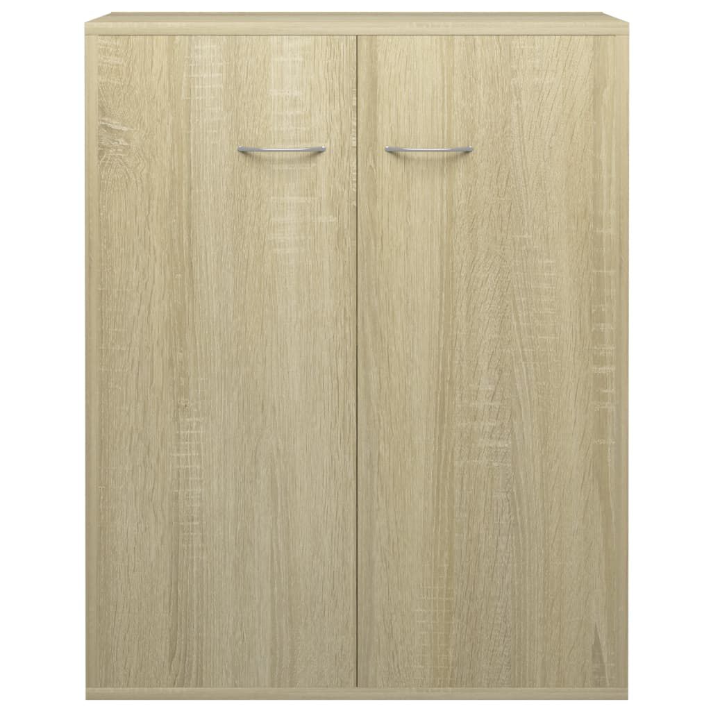 vidaXL Sideboard Sonoma Oak 60x30x75 cm Engineered Wood