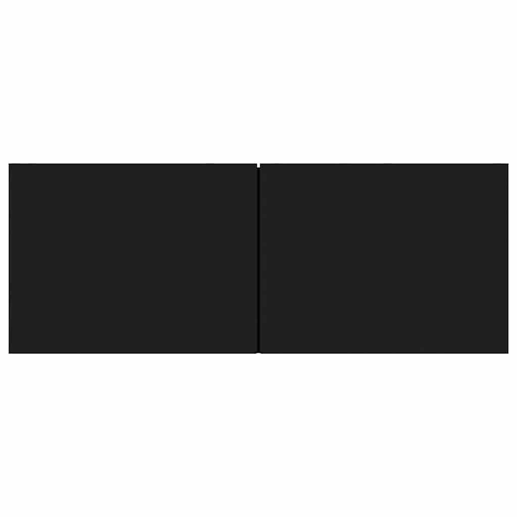 vidaXL TV Cabinet Black 80x30x30 cm Engineered Wood