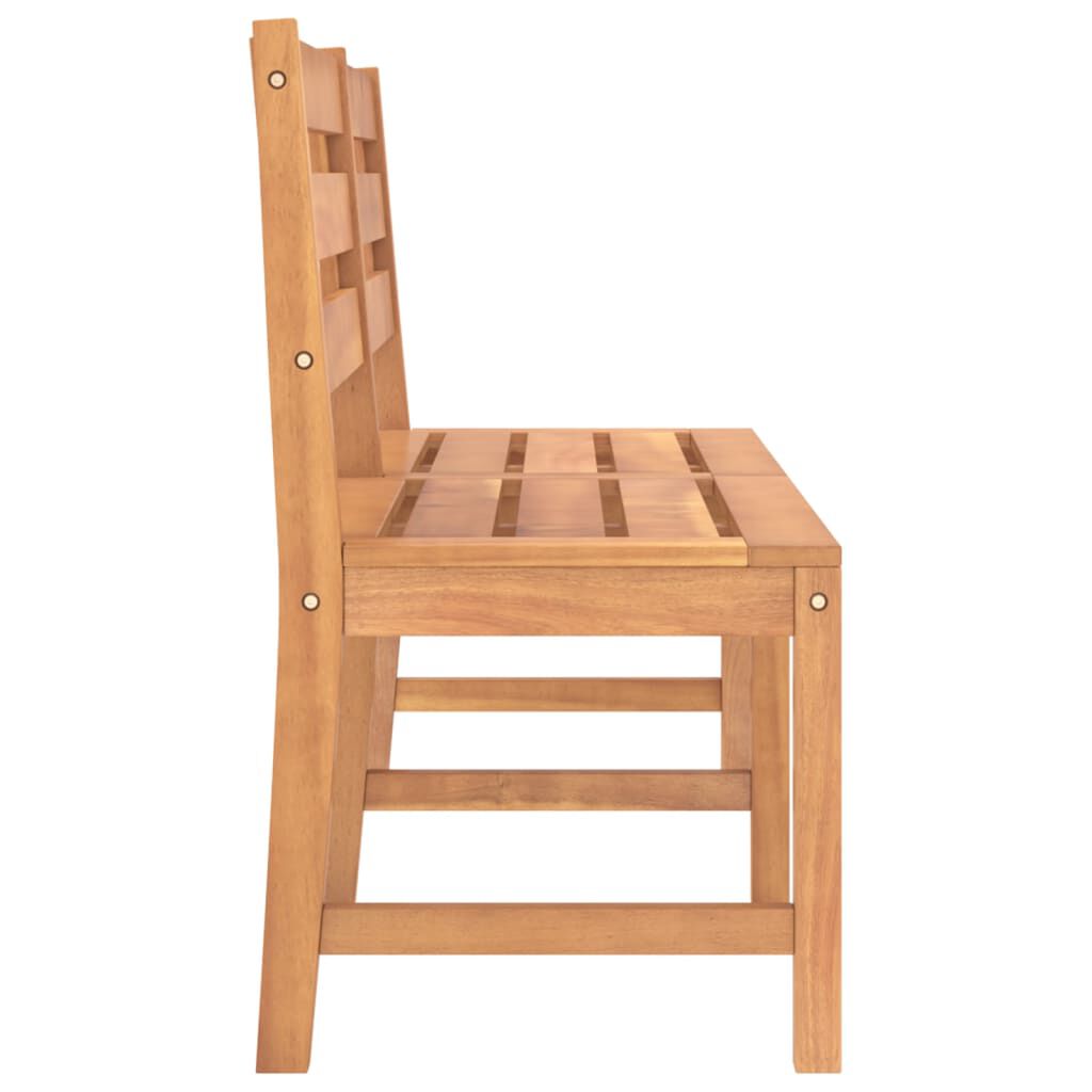 vidaXL Garden Bench 150 cm Solid Teak Wood