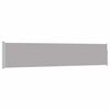 vidaXL Patio Retractable Side Awning 100x500 cm Grey