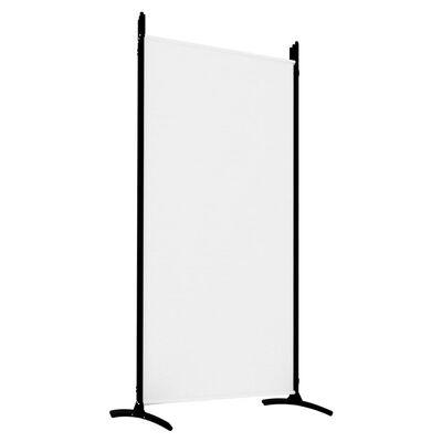 vidaXL 5-Panel Room Divider White 433x180 cm Fabric