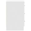 vidaXL Bedside Cabinets 2 pcs White 38x35x56 cm Engineered Wood