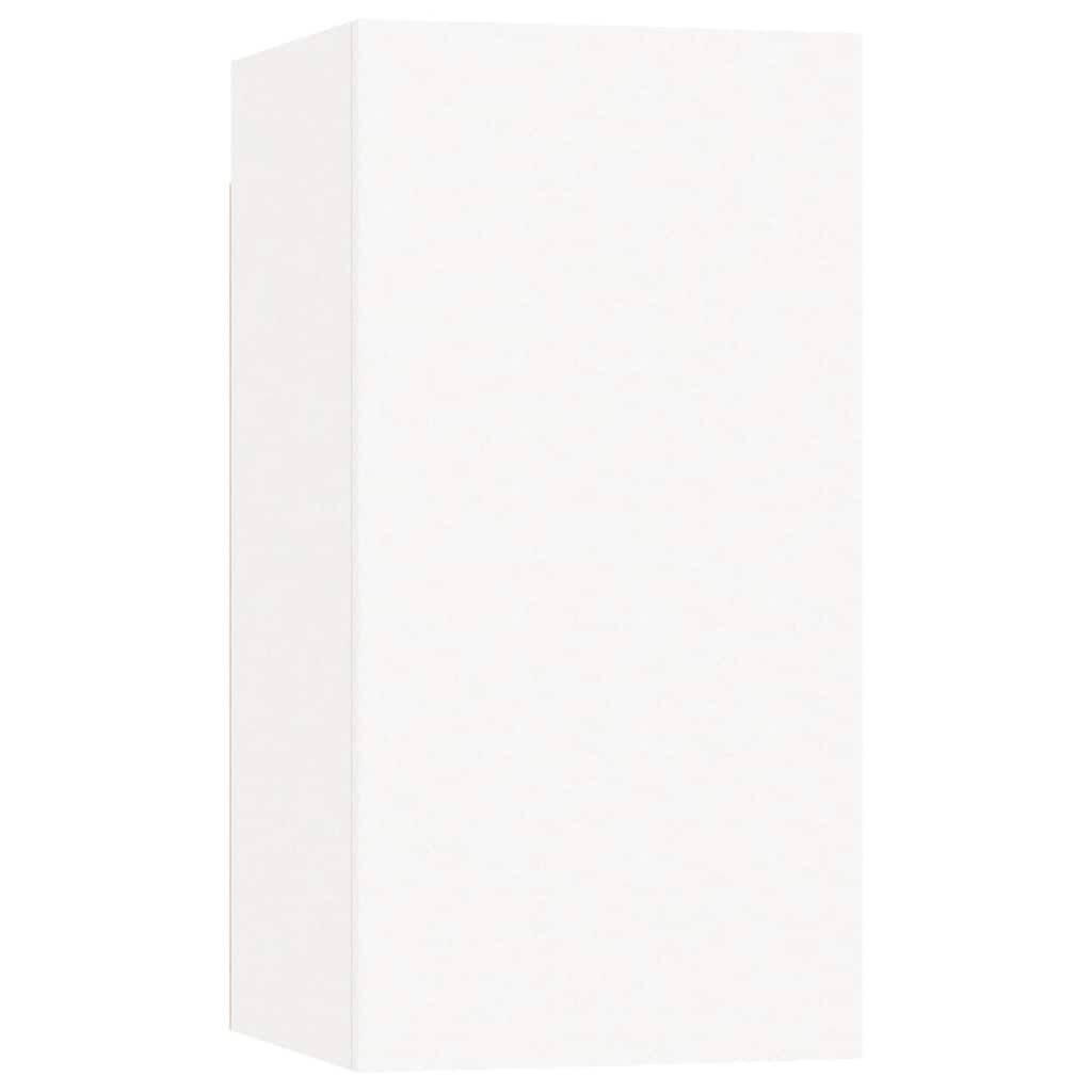 vidaXL TV Cabinets 2 pcs White 30.5x30x60 cm Engineered Wood