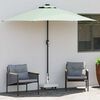 vidaXL Umbrella Base Light Grey 45x25x8.3 cm Granite