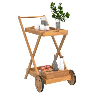 vidaXL Tea Trolley 54x87x90 cm Solid Wood Acacia,  vidaXL Tea Trolley 54x87x90 cm Solid Wood Acacia