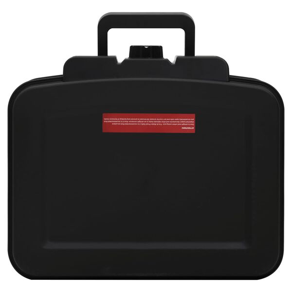 vidaXL Safe Box Black 38x32.5x16.5 cm