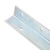vidaXL L-shaped Ground Anchors 2 pcs Galvanised Steel 5x5x50 cm