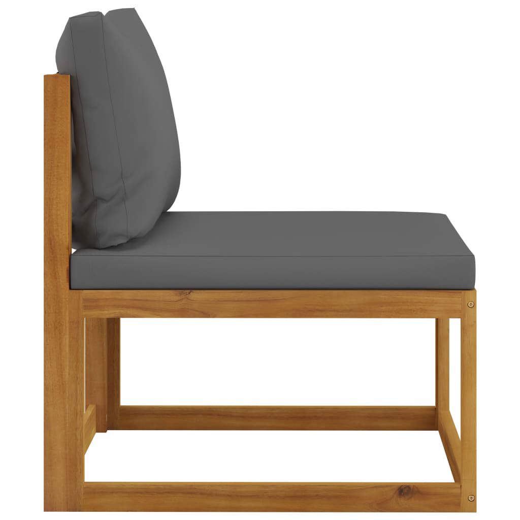 vidaXL 12 Piece Garden Lounge Set with Cushion Solid Acacia Wood