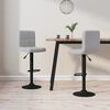 vidaXL Bar Stools 2 pcs Light Grey Velvet