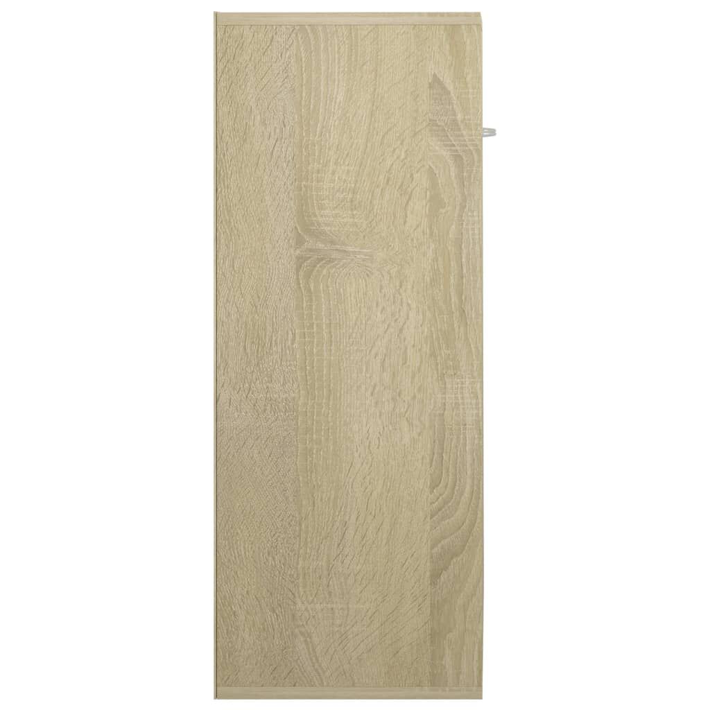 vidaXL Sideboard Sonoma Oak 60x30x75 cm Engineered Wood