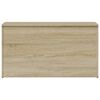 vidaXL Storage Chest Sonoma Oak 84x42x46 cm Engineered Wood