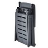 vidaXL Folding Sun Lounger Plastic Anthracite
