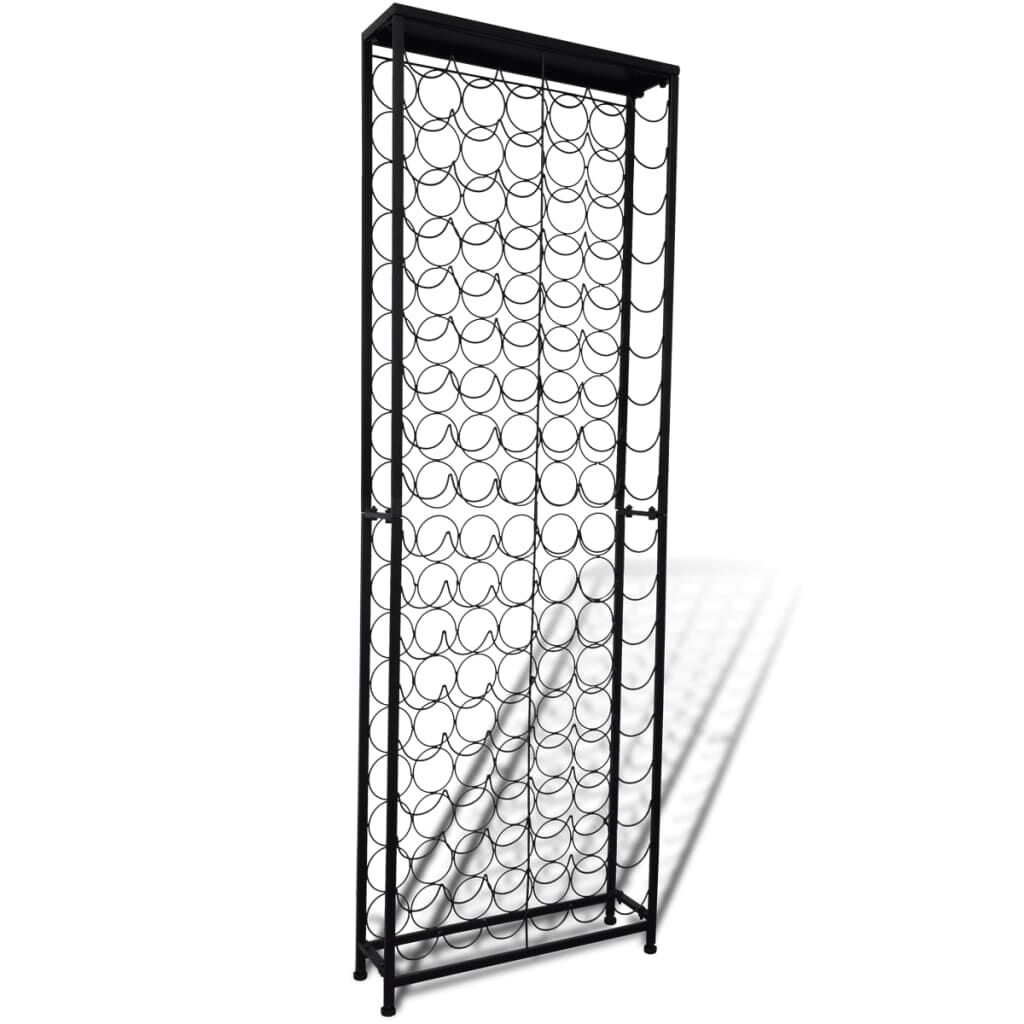 vidaXL Wine Rack for 108 Bottles Metal