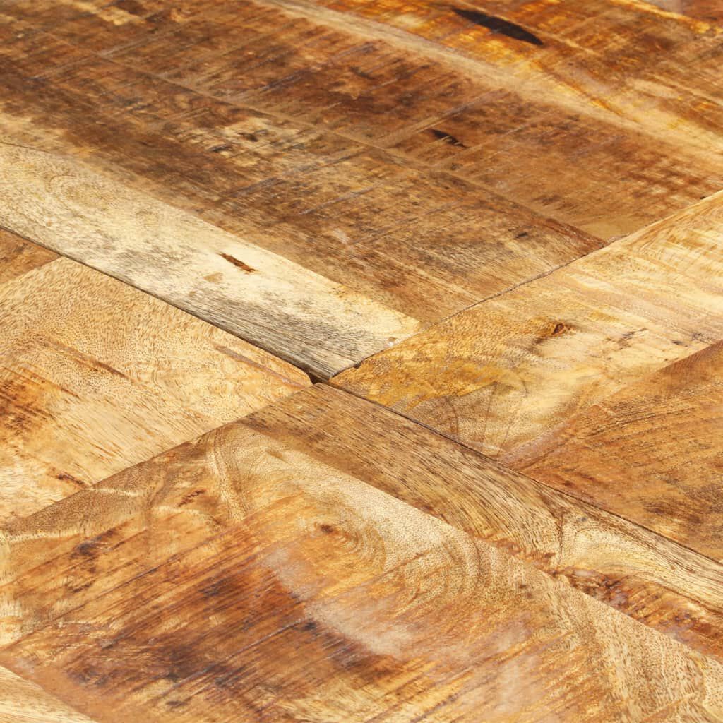 vidaXL Dining Table 160x90x75 cm Rough Mango Wood