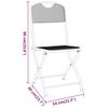 vidaXL 3 Piece Garden Dining Set Expanded Metal Mesh Anthracite