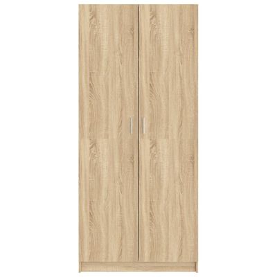 vidaXL Wardrobe Sonoma Oak 80x52x180 cm Engineered Wood, sonoma oak vidaXL Wardrobe Sonoma Oak 80x52x180 cm Engineered Wood