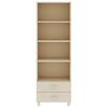 vidaXL Highboard HAMAR Honey Brown 60x35x180 cm Solid Wood Pine