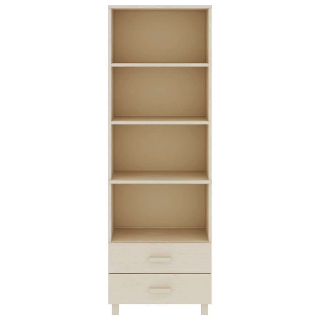 vidaXL Highboard HAMAR Honey Brown 60x35x180 cm Solid Wood Pine