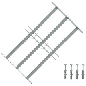vidaXL Window grilles 500-650 mm Galvanized Steel