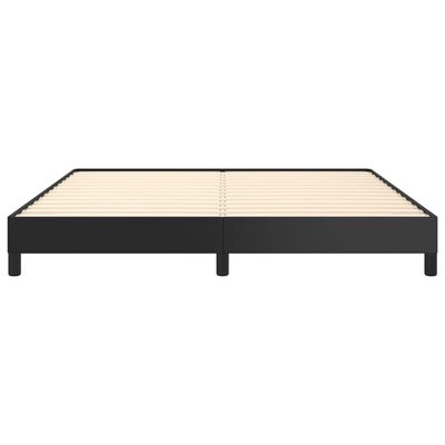 vidaXL Bed Frame without Mattress Black 180x200 cm Super King Faux Leather, black vidaXL Bed Frame without Mattress Black 180x200 cm Super King Faux Leather