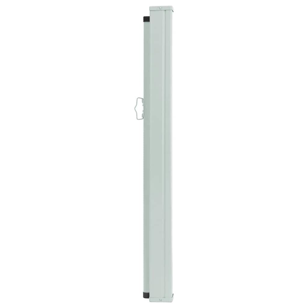 vidaXL Patio Retractable Side Awning 100x500 cm Black