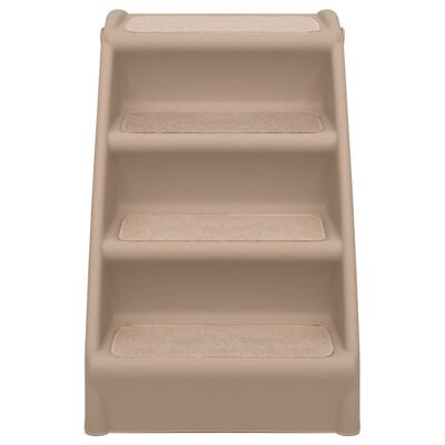 vidaXL Folding Dog Stairs Brown 62x40x49.5 cm, brown vidaXL Folding Dog Stairs Brown 62x40x49.5 cm