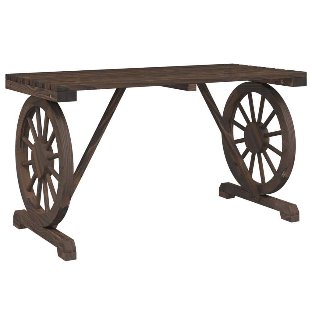vidaXL Garden Table 115x55x65 cm Solid Wood Fir