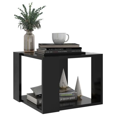 vidaXL Coffee Table Black 40x40x30 cm Engineered Wood, black vidaXL Coffee Table Black 40x40x30 cm Engineered Wood