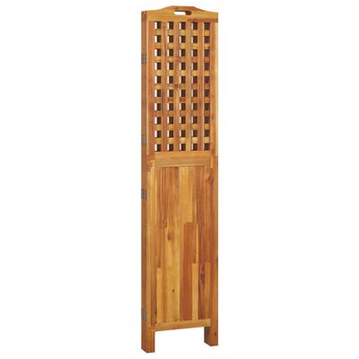 vidaXL 4-Panel Room Divider 162x2x180 cm Solid Wood Acacia,  vidaXL 4-Panel Room Divider 162x2x180 cm Solid Wood Acacia
