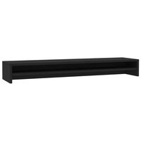 vidaXL Monitor Stand Black 100x24x13 cm Engineered Wood, black vidaXL Monitor Stand Black 100x24x13 cm Engineered Wood