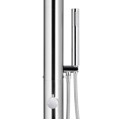 vidaXL Garden Shower 220 cm Stainless Steel,  vidaXL Garden Shower 220 cm Stainless Steel