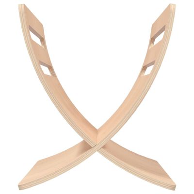 vidaXL Wooden Magazine Rack Floor Standing Natural, beige vidaXL Wooden Magazine Rack Floor Standing Natural