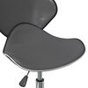 vidaXL Swivel Dining Chairs 4 pcs Grey Faux Leather
