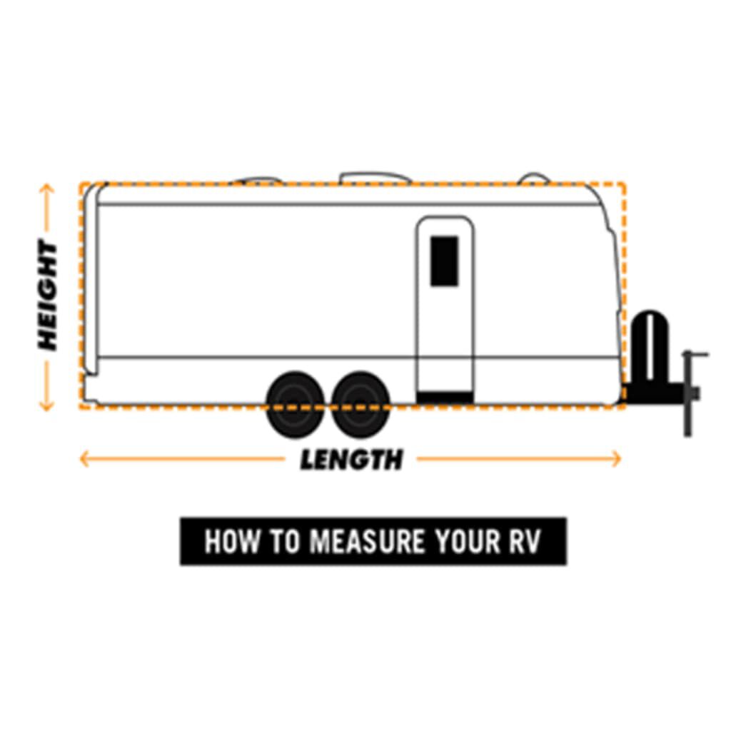 vidaXL Caravan Cover Grey M