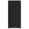 vidaXL Garden Storage Cabinet Black 50x55x115 cm Poly Rattan
