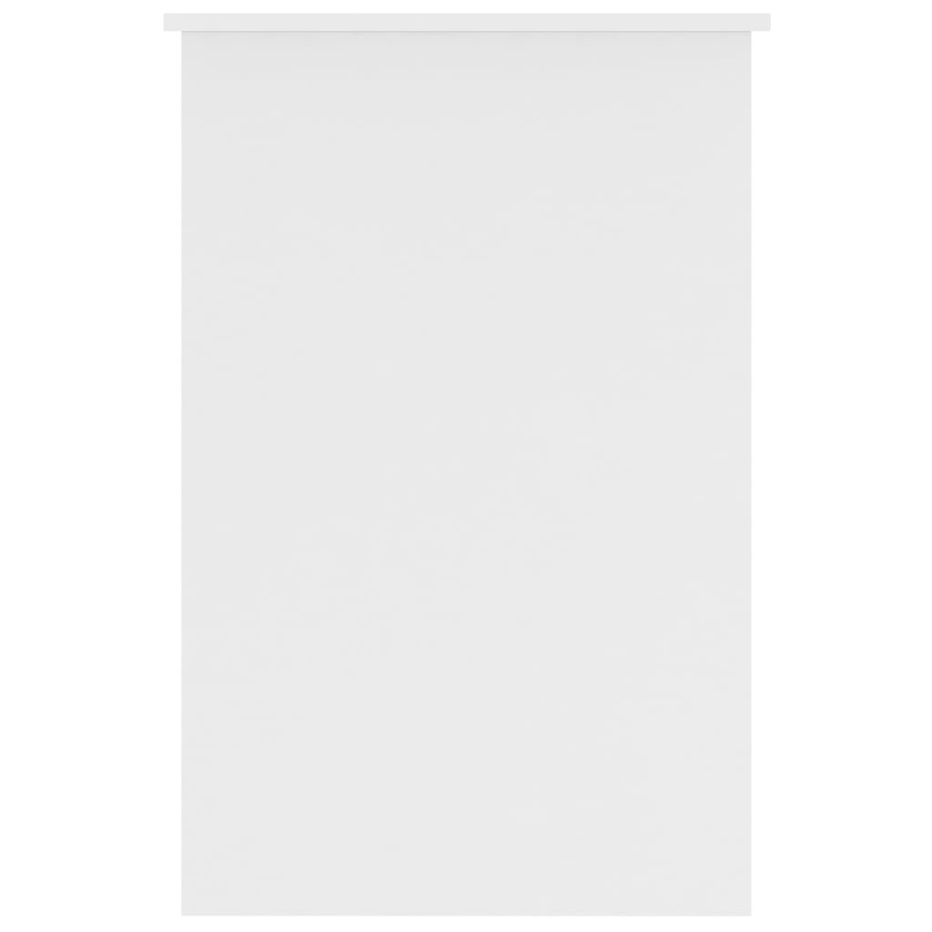 vidaXL Desk White 100x50x76 cm Engineered Wood