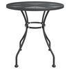 vidaXL 5 Piece Garden Dining Set Expanded Metal Mesh Anthracite