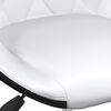 vidaXL Bar Stools 2 pcs Black and White Faux Leather